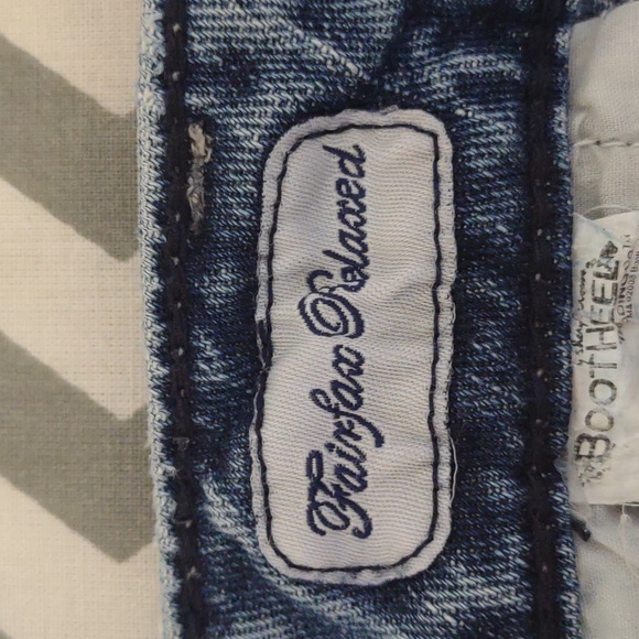 BootHeel Trading Co jeans Size 29/6 blue Fairfax Relaxed Capri - Picture 10 of 12
